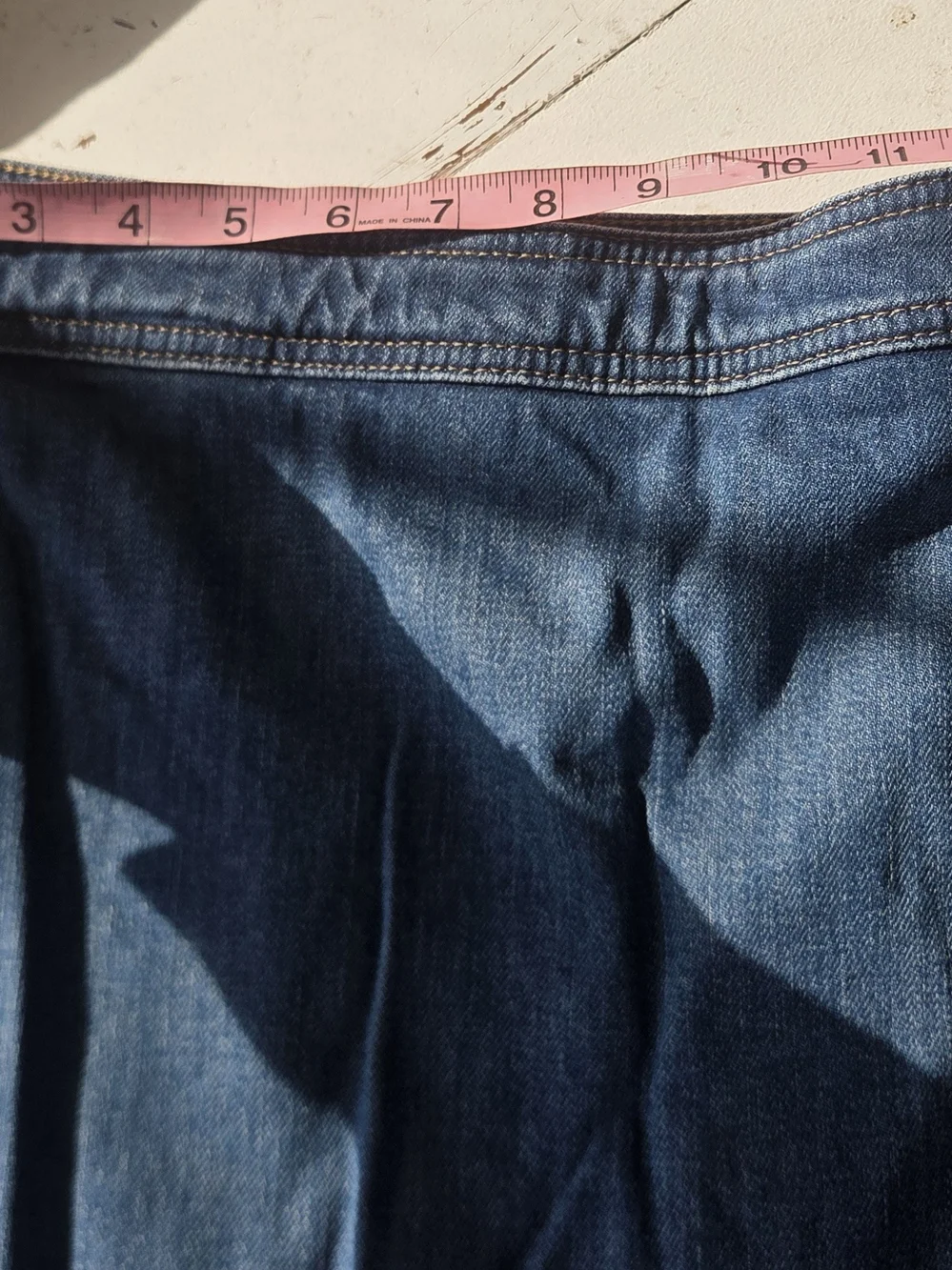 JCREW 10 Skort Medium Denim Wash